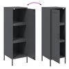 vidaXL antracitszürke acél magasszekrény 36 x 39 x 113 cm