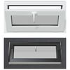 vidaXL Pinceablak RISOR 80 x 40 cm PVC &eacute;s &Uuml;veg Antracitsz&uuml;rke
