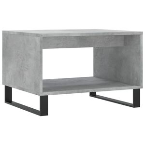 vidaXL betonsz&uuml;rke szerelt fa doh&aacute;nyz&oacute;asztal 60 x 50 x 40 cm