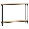 vidaXL sonoma t&ouml;lgy sz&iacute;nű szerelt fa doh&aacute;nyz&oacute;asztal 100 x 22,5 x 75 cm