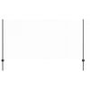 vidaXL Hatsz&ouml;gletű ker&iacute;t&eacute;s oszlopokkal 25 x 1,2 m PVC-bevonatos ac&eacute;l