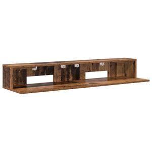 vidaXL St&uacute;di&oacute; &iacute;r&oacute;asztal Antik Fa 110 x 36 x 19,5 cm Szerelt Fa
