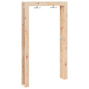 vidaXL K&uuml;lt&eacute;ri zuhany 226 cm T&ouml;m&ouml;r fenyőfa &eacute;s rozsdamentes ac&eacute;l