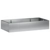 vidaXL T&aacute;mfal 6 db 200 x 100 x 50 cm Horganyzott Ac&eacute;l Ez&uuml;st