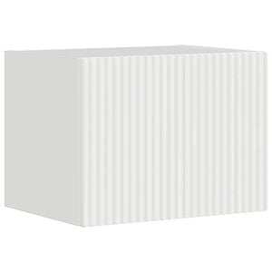 vidaXL TV Fali Szekr&eacute;ny 39 x 31 x 29,5 cm F&eacute;nyes Feh&eacute;r Szerelt Fa
