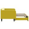 vidaXL sárga kihúzható bársony heverő 90 x 200 cm