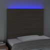 vidaXL t&oacute;psz&iacute;nű sz&ouml;vet LED-es fejt&aacute;mla 100x5x118/128 cm