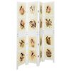 vidaXL Romdivider panel Feh&eacute;r 141,5 x 165 cm MDF