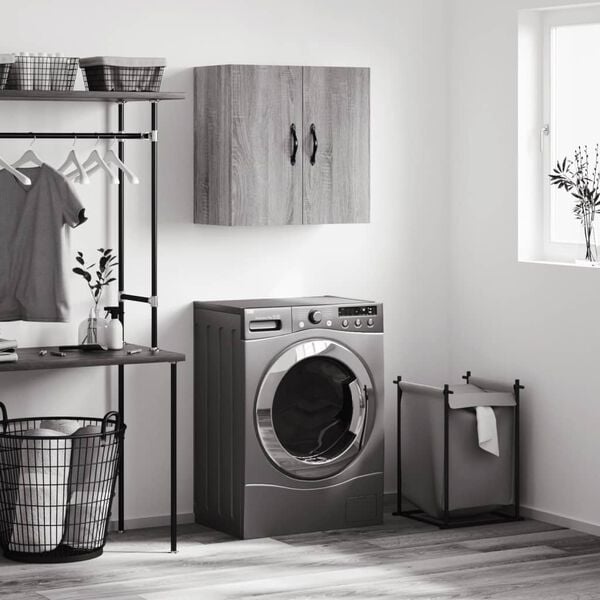 vidaXL sz&uuml;rke sonoma sz&iacute;nű szerelt fa faliszekr&eacute;ny 60 x 31 x 60 cm