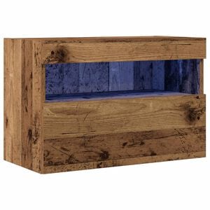 vidaXL TV Fali Szekr&eacute;ny 60 x 30 x 40 cm R&eacute;gi fa Szerelt Fa