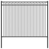 vidaXL T&uuml;ske Ker&iacute;t&eacute;s BAARLO 200 x 200 cm Porsz&oacute;rt ac&eacute;l Fekete