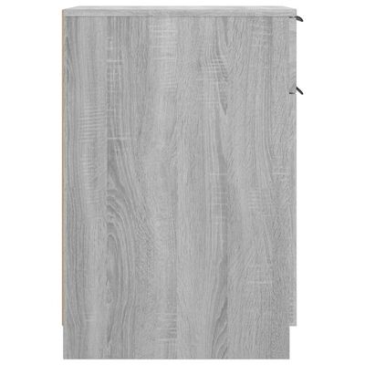 vidaXL szürke sonoma szerelt fa íróasztalszekrény 33,5x50x75 cm