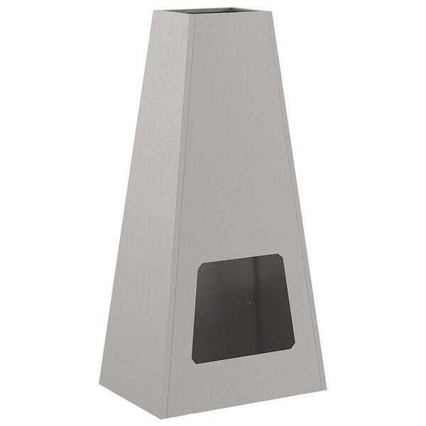 vidaXL Tűzrak&oacute; Barna 50 x 35 x 100 cm Időj&aacute;r&aacute;s&aacute;ll&oacute; ac&eacute;l