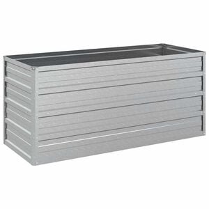 vidaXL ez&uuml;stsz&iacute;nű horganyzott ac&eacute;l kerti magas&aacute;gy&aacute;s 100 x 40 x 45 cm