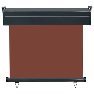 vidaXL barna oldalsó napellenző erkélyre 85 x 250 cm