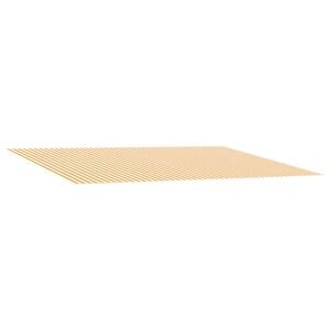 vidaXL Napellenző ponyva S&aacute;rga &eacute;s Feh&eacute;r 350 x 250 cm Poli&eacute;szter