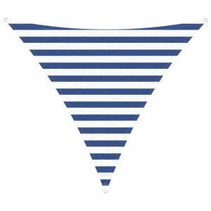 vidaXL Napernyő vitorla K&eacute;k &eacute;s Feh&eacute;r 2 x 2 x 2 m