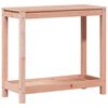 vidaXL t&ouml;m&ouml;r dugl&aacute;szfenyő &uuml;ltetőasztal polccal 82,5 x 35 x 75 cm