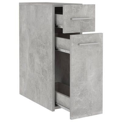vidaXL betonszürke forgácslap patikaszekrény 20 x 45,5 x 60 cm