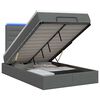 vidaXL &Oacute;ri&aacute;si &Aacute;gy Matrac &eacute;s LED vil&aacute;g&iacute;t&aacute;ssal S&ouml;t&eacute;tsz&uuml;rke 120 x 200 cm