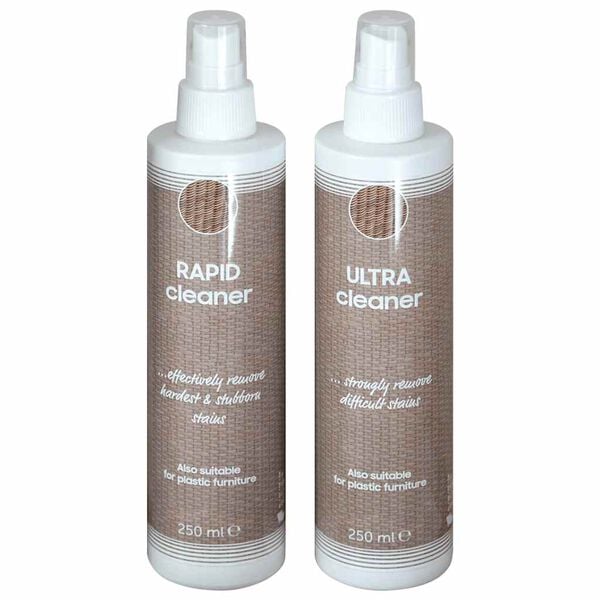vidaXL rattan &eacute;s textil&eacute;n kertib&uacute;tor-&aacute;pol&oacute; szett 2 x 250 ml