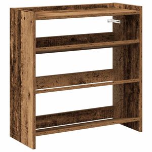 vidaXL antik fa szerelt fa cipőtart&oacute; 60x25x62 cm