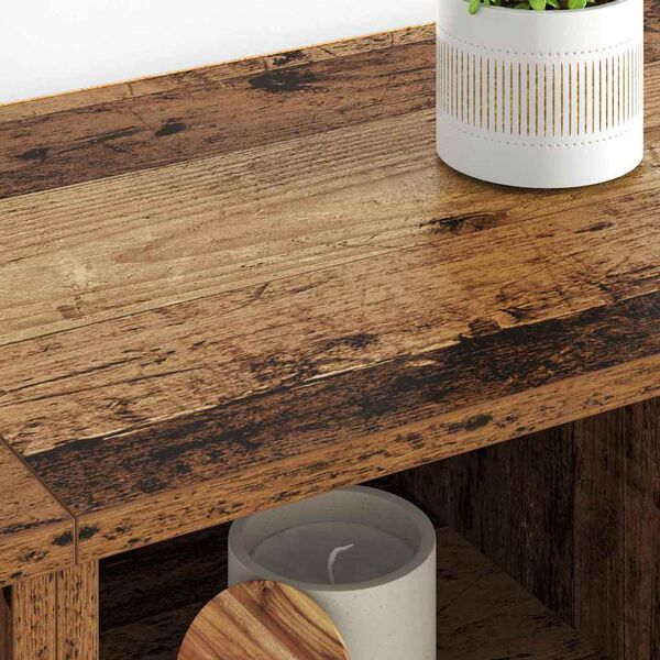 vidaXL Oldalszekr&eacute;nyek 2 pcs &Ouml;reg fa 60 x 35 x 70 cm Faanyag