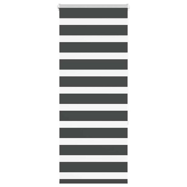 vidaXL zebraf&uuml;gg&ouml;nnyel fekete sz&ouml;vetsz&eacute;less&eacute;g 50,9 cm poli&eacute;szter