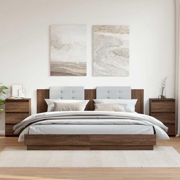 vidaXL 2 db barna t&ouml;lgysz&iacute;nű szerelt fa &eacute;jjeliszekr&eacute;ny 40x35x62,5 cm