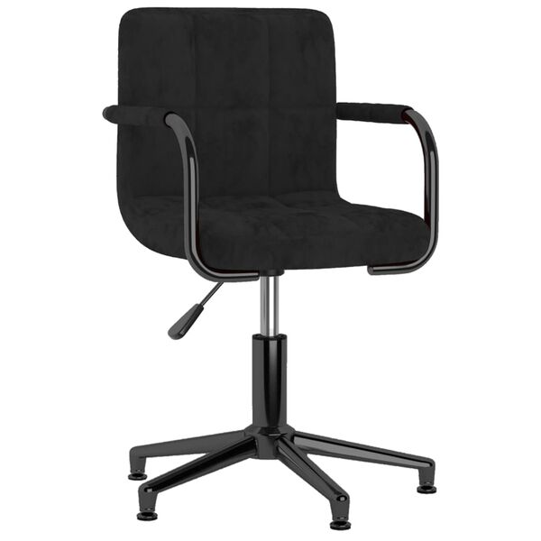 vidaXL fekete b&aacute;rsony forg&oacute; &eacute;tkezősz&eacute;k