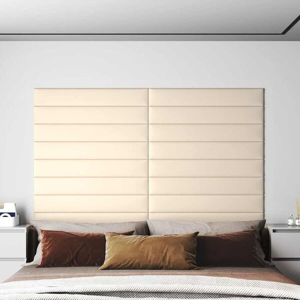 vidaXL 12 db kr&eacute;msz&iacute;nű b&aacute;rsony fali panel 90x15 cm 1,62 m&sup2;