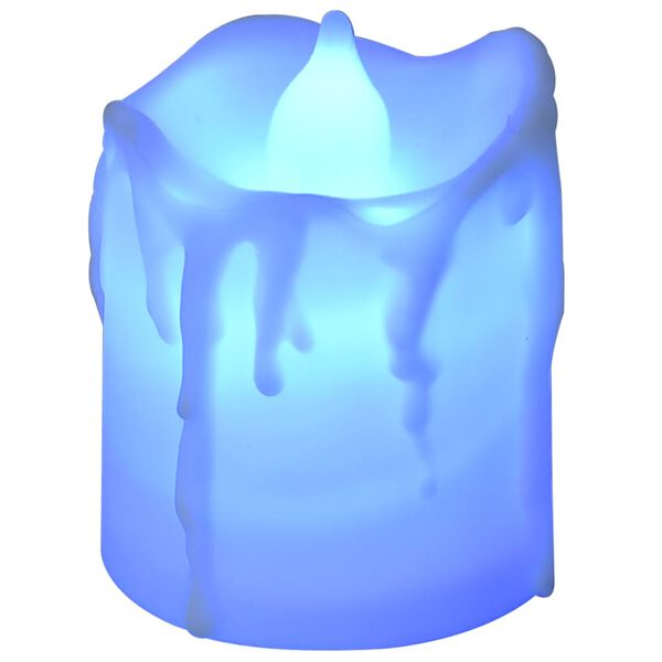 vidaXL 12 db sz&iacute;nes elektromos l&aacute;ngmentes LED-es team&eacute;cses