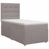 vidaXL Boxspring &aacute;gy matraccal fejt&aacute;ml&aacute;val T&oacute;psz&iacute;nű 80 x 200 cm Sz&ouml;vet