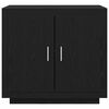 vidaXL Széf Fekete tölgy 80 x 40 x 75 cm Faanyag