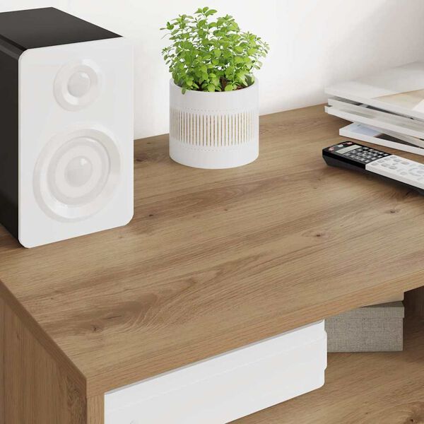 vidaXL TV szekr&eacute;ny fi&oacute;kkal Artisan t&ouml;lgy 100 x 48 x 43 cm Faanyag