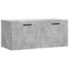 vidaXL betonsz&uuml;rke szerelt fa faliszekr&eacute;ny 80 x 36,5 x 35 cm