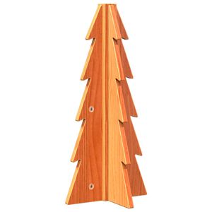 vidaXL viaszbarna t&ouml;m&ouml;r fenyőfa kar&aacute;csonyfa-dekor&aacute;ci&oacute; 49 cm