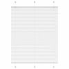 vidaXL plisz&iacute;rozott redőny Feh&eacute;r 110x150cm sz&ouml;vetsz&eacute;less&eacute;g 109,4cm