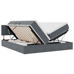 vidaXL &Aacute;gy LED -es l&aacute;mp&aacute;kkal S&ouml;t&eacute;tsz&uuml;rke 180 x 200 cm B&aacute;rsony