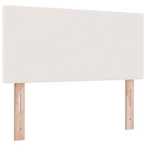 vidaXL Fejt&aacute;mla Kr&eacute;m 100 cm B&aacute;rsonyos sz&ouml;vet