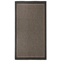vidaXL sötétbarna lapos szövésű kültéri szőnyeg 80 x 150 cm