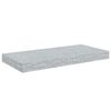 vidaXL 4 db betonsz&uuml;rke MDF lebegő fali polc 50 x 23 x 3,8 cm