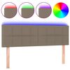 vidaXL t&oacute;psz&iacute;nű sz&ouml;vet LED-es fejt&aacute;mla 144x5x78/88 cm