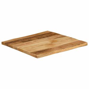 vidaXL t&ouml;m&ouml;r nyers mang&oacute;fa term&eacute;szetes &eacute;lű asztallap 40 x 40 x 2,5 cm