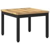 vidaXL Doh&aacute;nyz&oacute;asztal Feh&eacute;r &eacute;s Fekete 50 x 48,5 x 36 cm T&ouml;m&ouml;r Ak&aacute;cfa