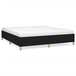 vidaXL fekete sz&ouml;vet &aacute;gykeret matrac n&eacute;lk&uuml;l 160 x 200 cm