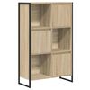vidaXL K&ouml;nyvespolc Sonoma T&ouml;lgy 68 x 30 x 108 cm Szerelt Fa