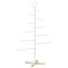 vidaXL F&eacute;m kar&aacute;csonyfa KUOPIO 125 cm Ac&eacute;l Feh&eacute;r