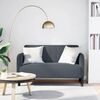 vidaXL sötétszürke bársony loveseat kanapé 109 cm