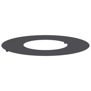 vidaXL Alkalmas lapos fa gyűrűh&ouml;z Fekete &Oslash;30 / 60 cm Ac&eacute;l